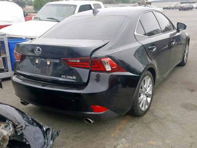 JTHBA1D28G5009726 - 2016 LEXUS IS 200T BLACK photo 4