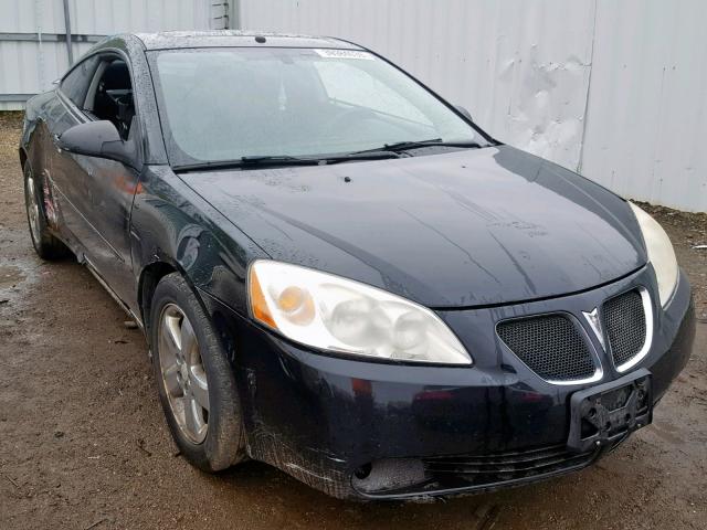 1G2ZH158664135705 - 2006 PONTIAC G6 GT BLACK photo 1