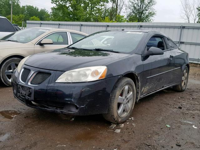 1G2ZH158664135705 - 2006 PONTIAC G6 GT BLACK photo 2