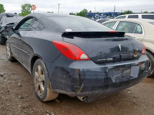 1G2ZH158664135705 - 2006 PONTIAC G6 GT BLACK photo 3