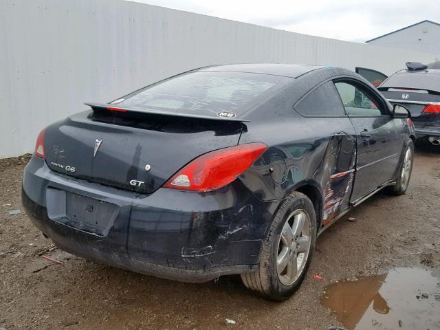 1G2ZH158664135705 - 2006 PONTIAC G6 GT BLACK photo 4