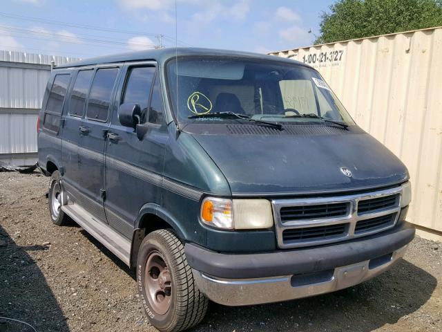 2B6HB21XXVK576483 - 1997 DODGE RAM VAN B2 GREEN photo 1