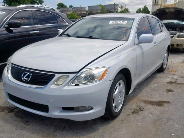 JTHCH96S060013891 - 2006 LEXUS GS 300 SILVER photo 2