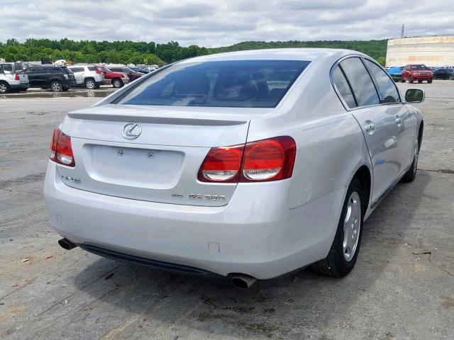 JTHCH96S060013891 - 2006 LEXUS GS 300 SILVER photo 4