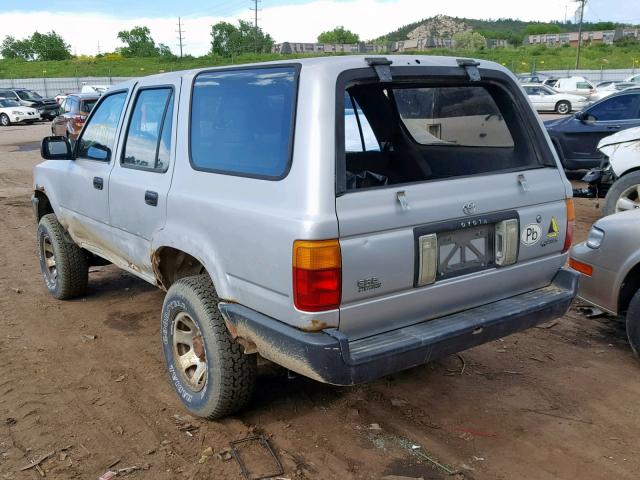 JT3RN37W5N6000069 - 1992 TOYOTA 4RUNNER RN SILVER photo 3