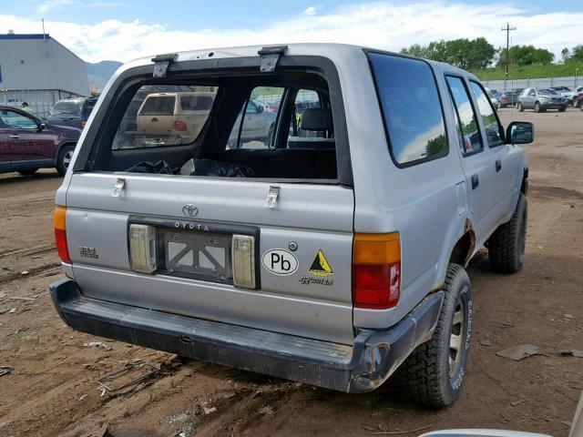 JT3RN37W5N6000069 - 1992 TOYOTA 4RUNNER RN SILVER photo 4