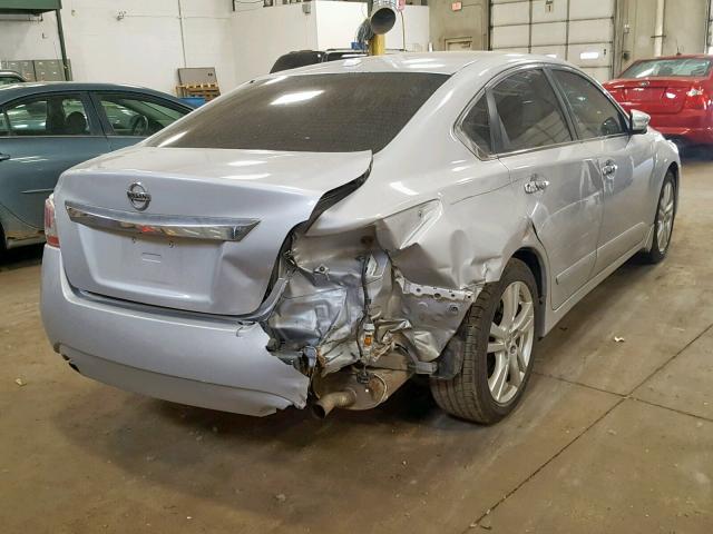 1N4BL3AP4DC252521 - 2013 NISSAN ALTIMA 3.5 SILVER photo 4