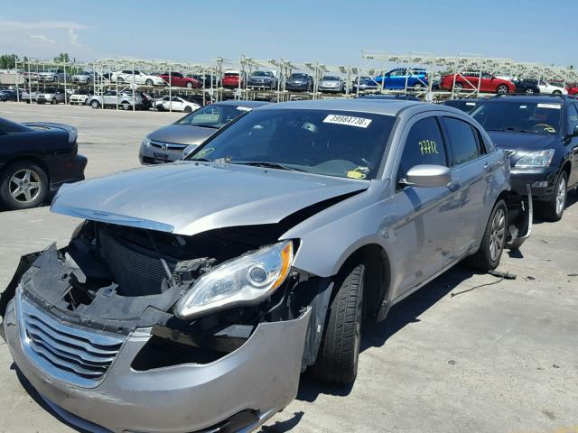 1C3CCBBBXDN516510 - 2013 CHRYSLER 200 TOURIN GRAY photo 2