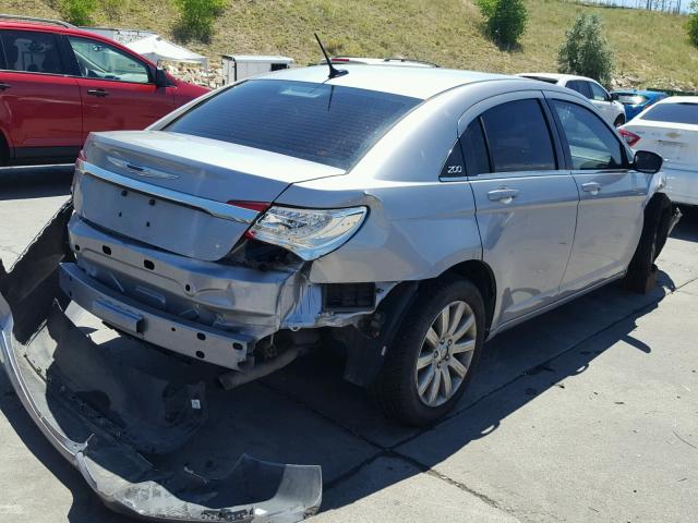 1C3CCBBBXDN516510 - 2013 CHRYSLER 200 TOURIN GRAY photo 4