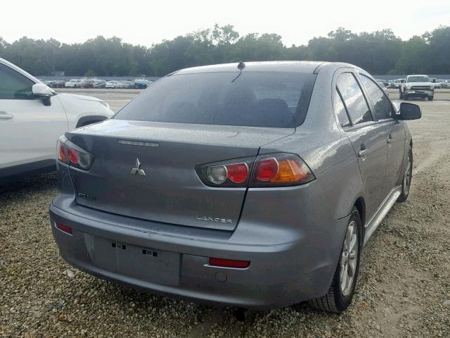 JA32U2FU6CU015682 - 2012 MITSUBISHI LANCER ES/ GRAY photo 4