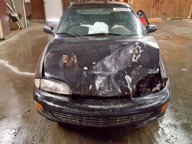 1G1JC1248W7206838 - 1998 CHEVROLET CAVALIER B BLACK photo 9