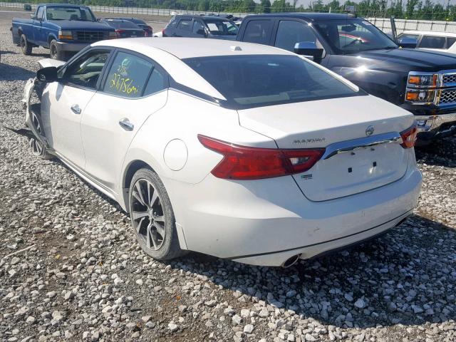 1N4AA6AP2GC400009 - 2016 NISSAN MAXIMA 3.5 WHITE photo 3