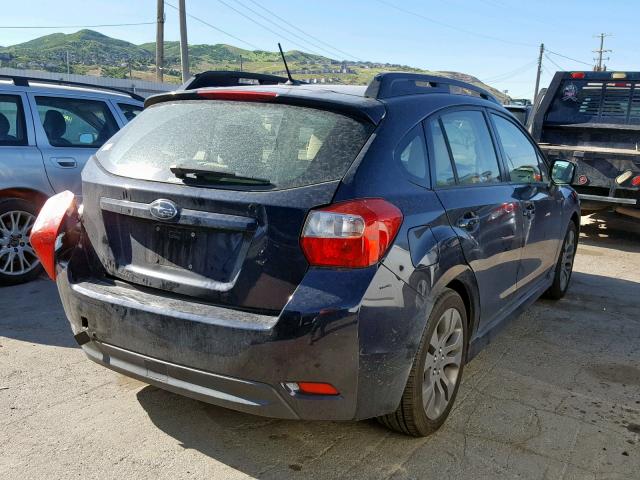 JF1GPAL60EH246383 - 2014 SUBARU IMPREZA SP BLUE photo 4