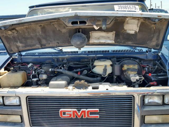 2GKEG25K9N4529002 - 1992 GMC RALLY WAGO BLUE photo 7