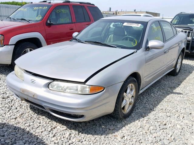 1G3NF52E5YC313081 - 2000 OLDSMOBILE ALERO GLS SILVER photo 2