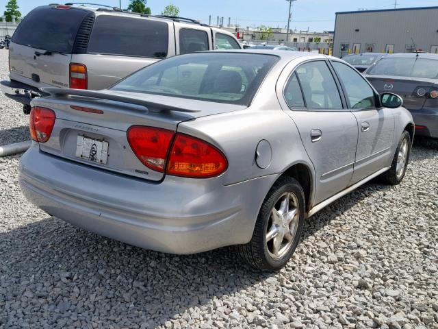 1G3NF52E5YC313081 - 2000 OLDSMOBILE ALERO GLS SILVER photo 4