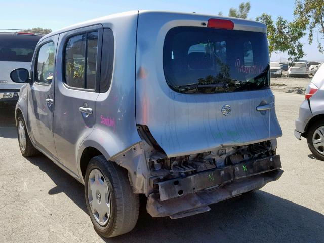 JN8AZ2KR1AT151645 - 2010 NISSAN CUBE BASE SILVER photo 3