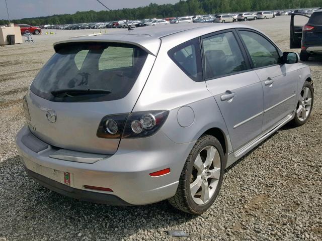 JM1BK343061537575 - 2006 MAZDA 3 HATCHBAC SILVER photo 4