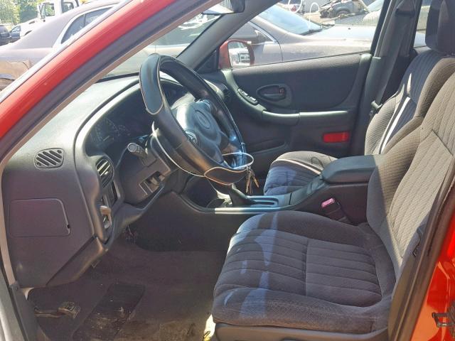 1G2WP52K41F268294 - 2001 PONTIAC GRAND PRIX RED photo 5