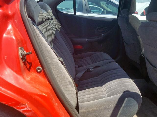 1G2WP52K41F268294 - 2001 PONTIAC GRAND PRIX RED photo 6