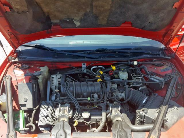 1G2WP52K41F268294 - 2001 PONTIAC GRAND PRIX RED photo 7