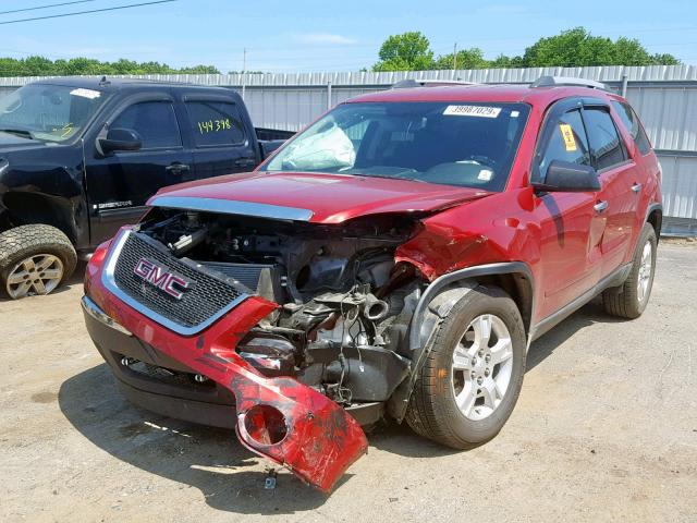 1GKKRPED8CJ296648 - 2012 GMC ACADIA SLE MAROON photo 2