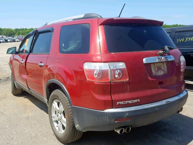 1GKKRPED8CJ296648 - 2012 GMC ACADIA SLE MAROON photo 3