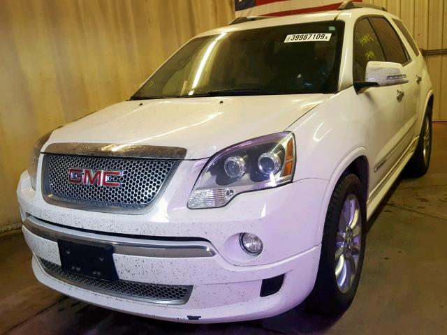 1GKKVTEDXCJ360595 - 2012 GMC ACADIA DEN WHITE photo 2