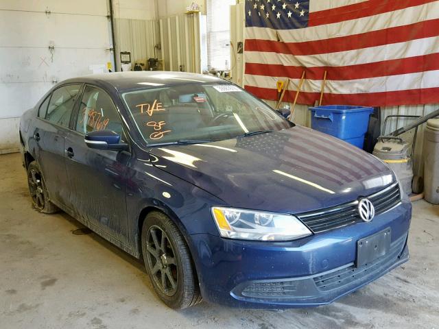 3VW3L7AJ6BM074072 - 2011 VOLKSWAGEN JETTA TDI BLUE photo 1