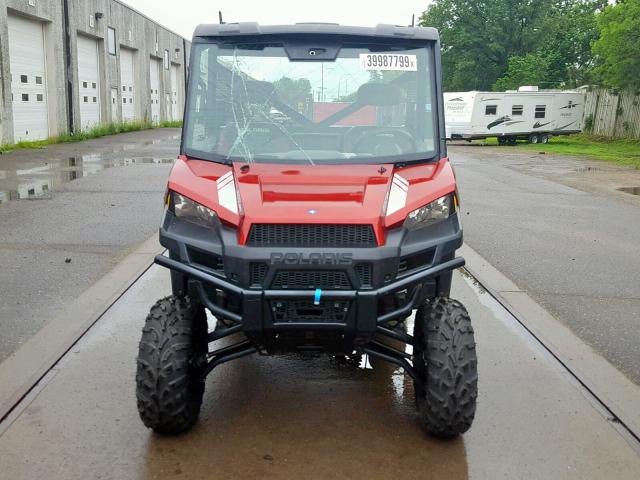 4XAUH88A7DB604877 - 2013 POLARIS RANGER 900 RED photo 2