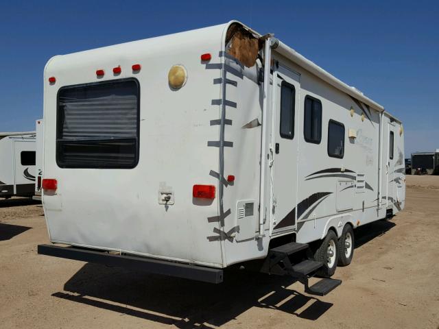 4YDT29R288V501715 - 2008 KEYSTONE COUGAR WHITE photo 4