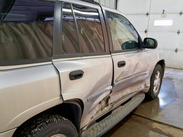 1GKDT13SX82240947 - 2008 GMC ENVOY SILVER photo 9