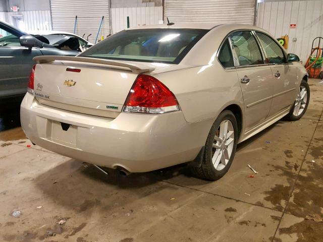 2G1WC5E33C1178858 - 2012 CHEVROLET IMPALA LTZ GOLD photo 4