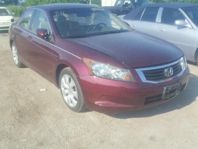 1HGCP26808A156631 - 2008 HONDA ACCORD EXL BURGUNDY photo 1