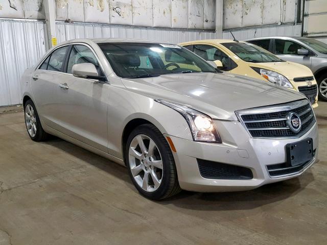 1G6AB5RXXD0165221 - 2013 CADILLAC ATS LUXURY GRAY photo 1