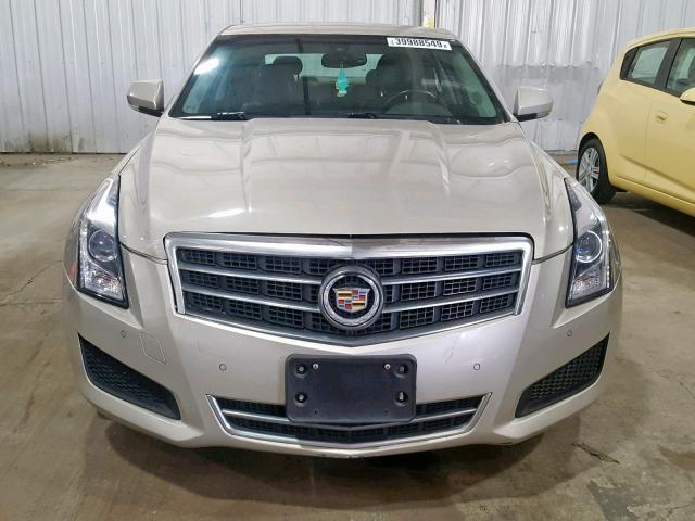 1G6AB5RXXD0165221 - 2013 CADILLAC ATS LUXURY GRAY photo 9