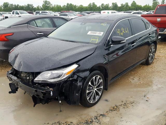 4T1BK1EB0JU280463 - 2018 TOYOTA AVALON XLE BLACK photo 2