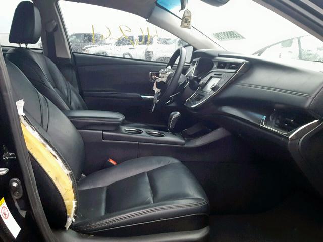 4T1BK1EB0JU280463 - 2018 TOYOTA AVALON XLE BLACK photo 5