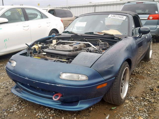 JM1NA3538R0510990 - 1994 MAZDA MX-5 MIATA BLUE photo 2