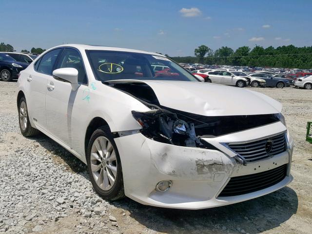 JTHBW1GG7D2000943 - 2013 LEXUS ES 300H WHITE photo 1