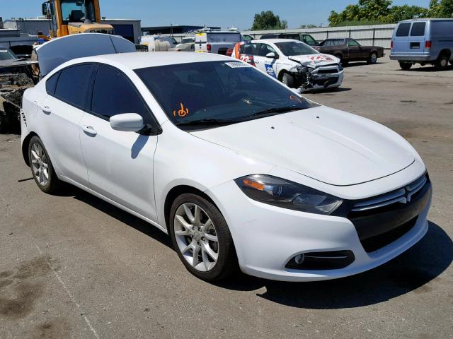 1C3CDFBA1DD107474 - 2013 DODGE DART SXT WHITE photo 1