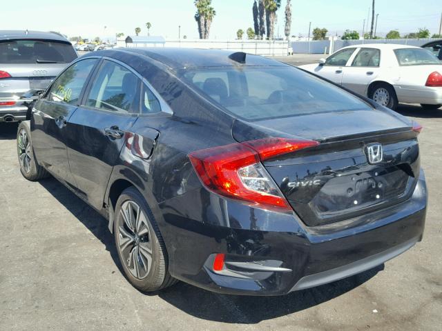 2HGFC1F78HH632006 - 2017 HONDA CIVIC EXL BLACK photo 3