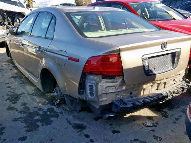 19UUA66276A036265 - 2006 ACURA 3.2TL GOLD photo 3