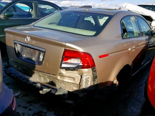 19UUA66276A036265 - 2006 ACURA 3.2TL GOLD photo 4