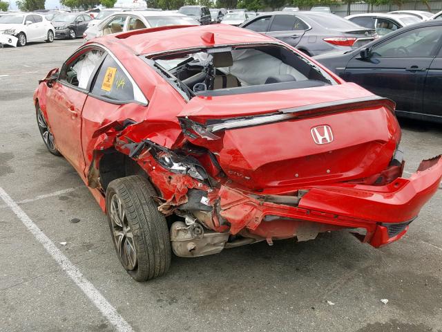 2HGFC3B77GH354103 - 2016 HONDA CIVIC EXL RED photo 3