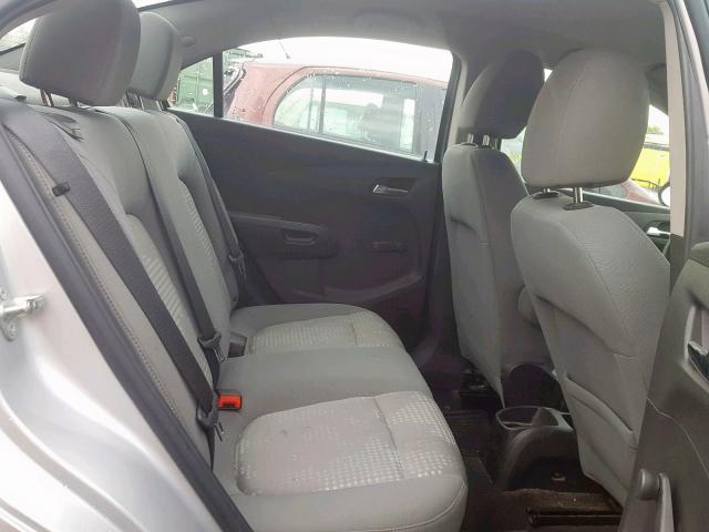 1G1JA5SH8C4222874 - 2012 CHEVROLET SONIC LS SILVER photo 6