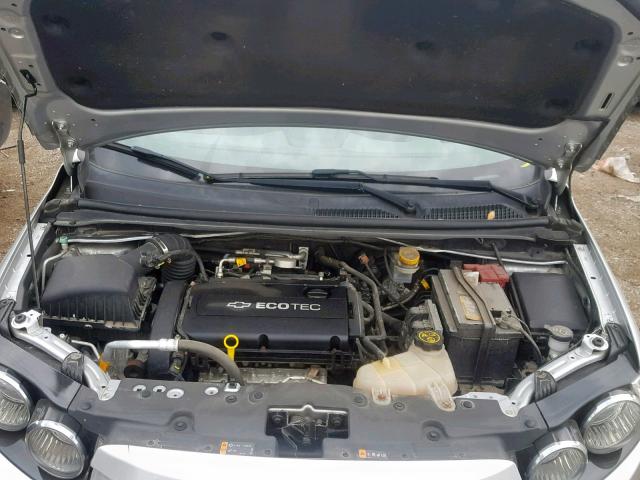 1G1JA5SH8C4222874 - 2012 CHEVROLET SONIC LS SILVER photo 7
