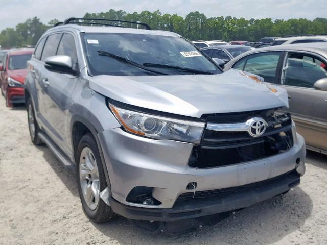 5TDYKRFH3FS086411 - 2015 TOYOTA HIGHLANDER SILVER photo 1