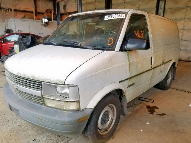 1GCDM19W1YB204454 - 2000 CHEVROLET ASTRO WHITE photo 2