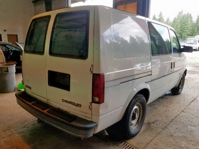 1GCDM19W1YB204454 - 2000 CHEVROLET ASTRO WHITE photo 4